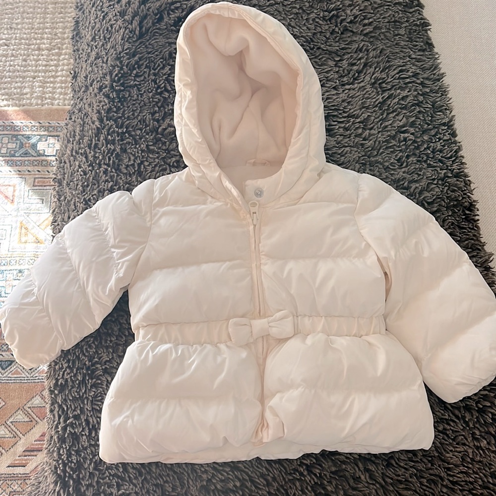 Baby Gap White Puffer Jacket